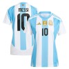 Maglia ufficiale Argentina Messi 10 Casa 2024 per Donna